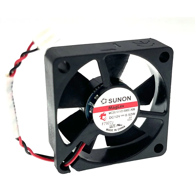 Ventilador silencioso para MC35101V2-000C-A99 Sunon, minimicroventilador de refrigeración, 35mm, 12V, 0,52 W, 7500RPM, 6,5cfm, 35x35x10mm - imagen 3