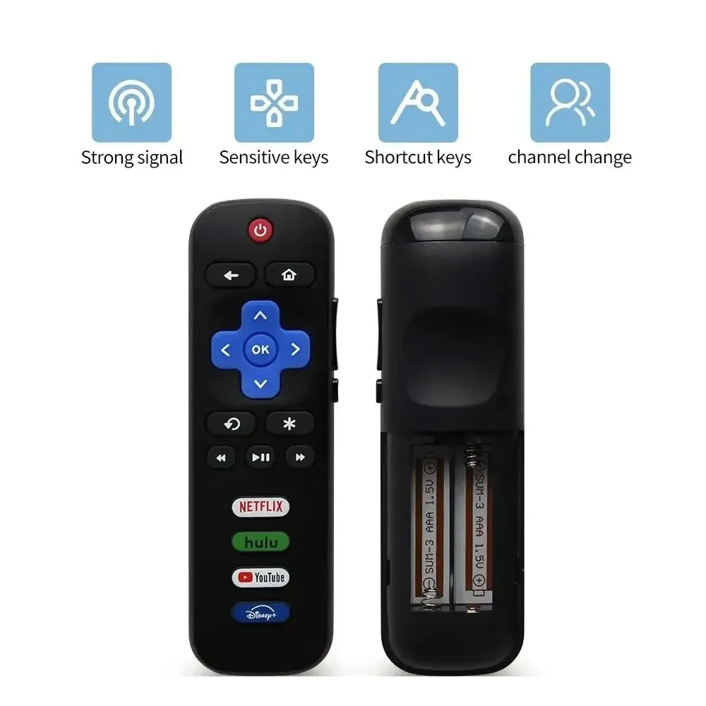 Mando a distancia de repuesto RC280A aplicable para Roku TV 55UP120 32S4610R 50FS3750 32FS3700 32FS4610R 32S800 32S850 - imagen 3