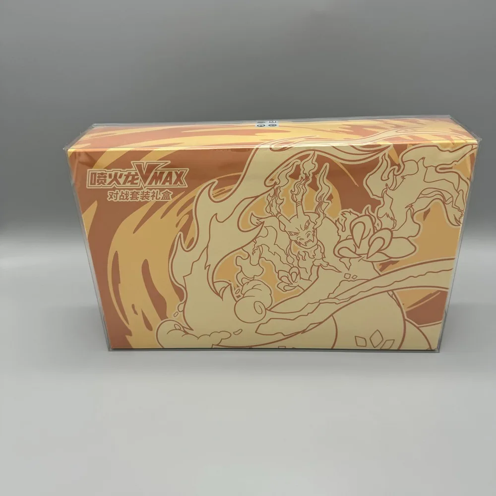 Caja de almacenamiento transparente a prueba de polvo para Pokémon Charizard, estuche protector de plástico para exhibición de tarjetas, cajas transparentes PTCG PET - imagen 2