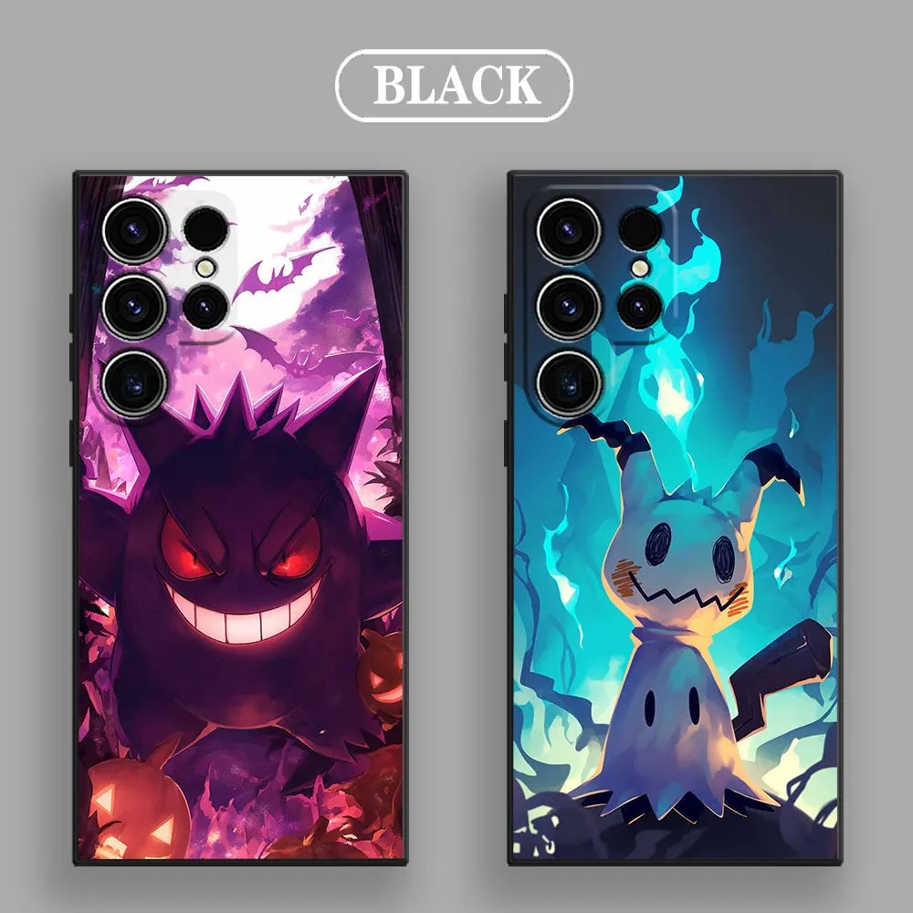 Pikachu Eevee lindo cielo a juego S25 funda para Samsung Galaxy S24 S23 S20 S21 FE S22 S25 Ultra 5G S10 Plus Note 10 20 funda de teléfono - imagen 3