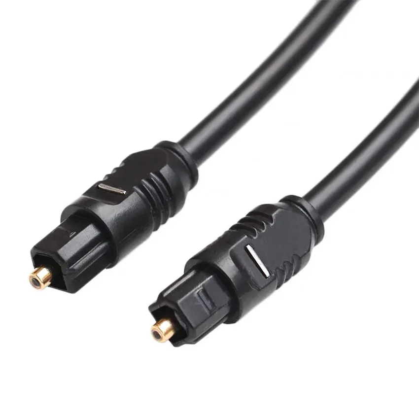 1 Uds 18/50cm cuadrado a cuadrado TOSLINK Audio Digital Cable óptico de Audio corto para PC TV DVD conector adaptable estéreo