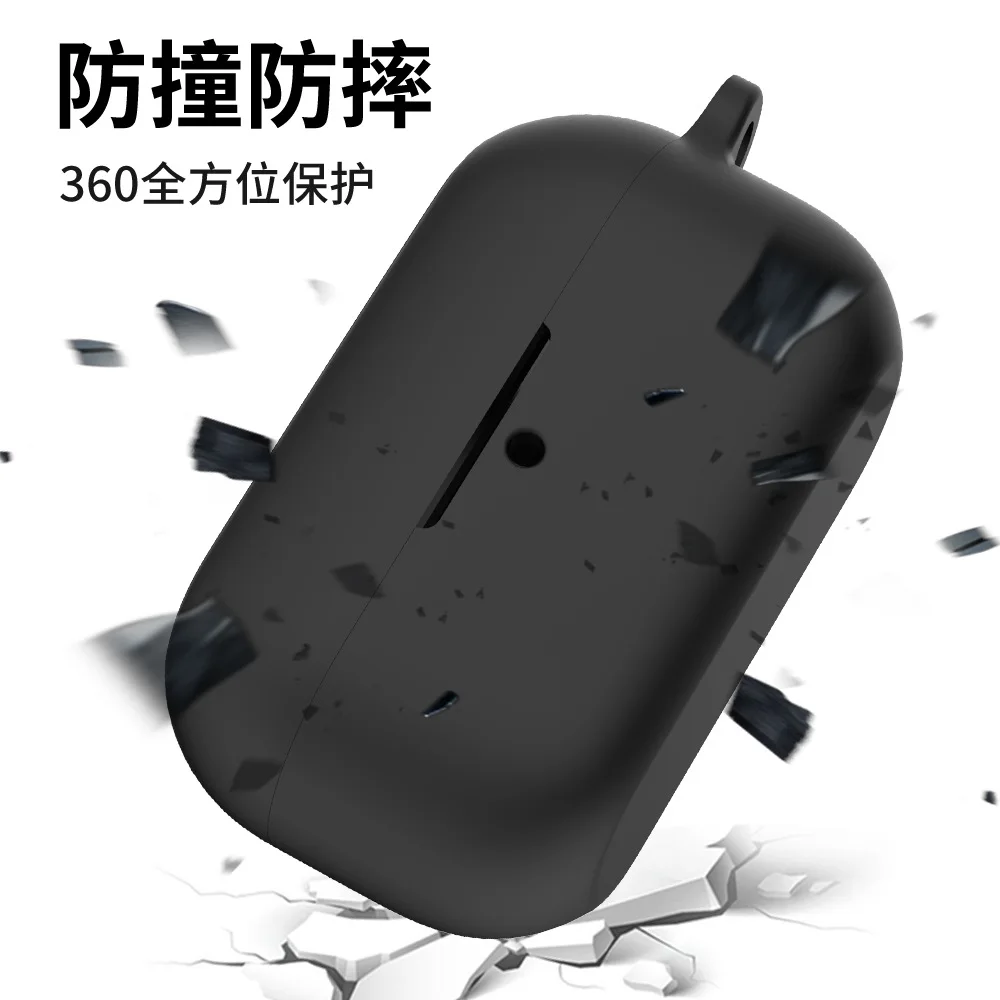 Funda para auriculares Technics EAH-AZ100, funda de lujo para auriculares, funda a prueba de golpes para Technics EAH-AZ100, accesorios con llavero - imagen 3