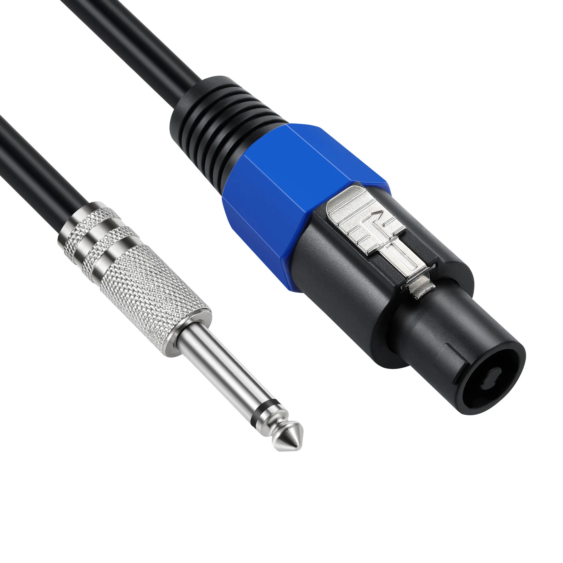 Cable de altavoz Speakon a 6,35mm, conector macho Speakon a 6,35 6,5 macho, Cable de altavoz TS para DJ/PA, conector Speak-on a enchufe TS 1/4 - imagen 2
