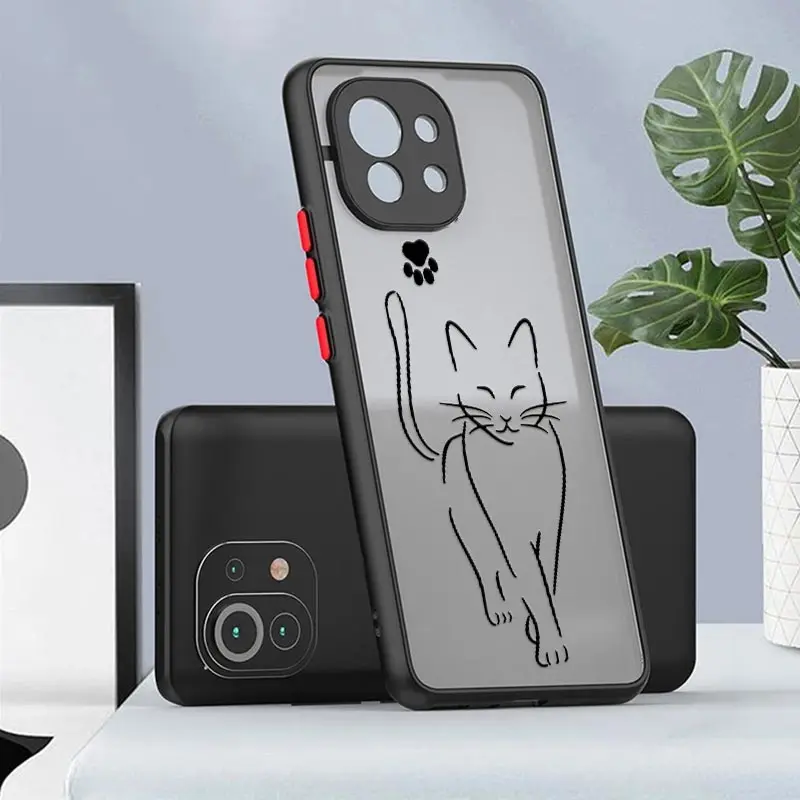 Funda mate para Xiaomi 12 11 Lite 5G NE 11T 10T 9 Lite, cubierta Poco X3 X4 NFC F3 M3 M4 Pro - imagen 3