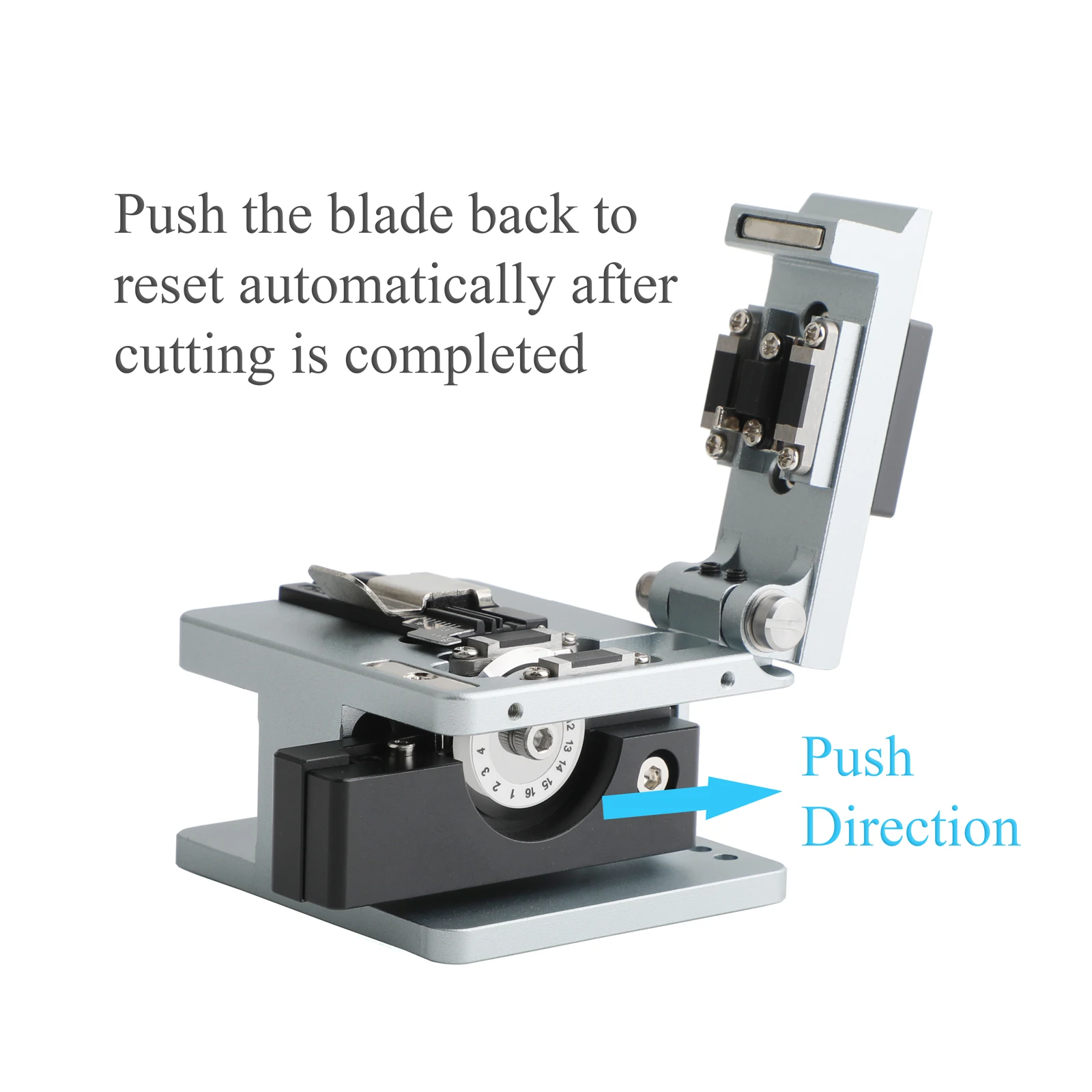 Kit de cuchilla de fibra de alta precisión, hoja de tungsteno 3 en 1 para herramienta de corte de empalme en frío y fusión en caliente de 0,25/0,9mm - imagen 5