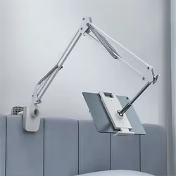 Soporte Metálico Ajustable para Tablet y Móvil