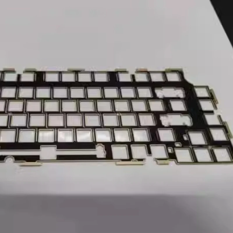 LEOBOG-placa de posicionamiento Hi75c Hi75 para teclado mecánico, placa de latón dorada FR4 Alu PC POM PP, accesorios de teclado personalizados DIY - imagen 3