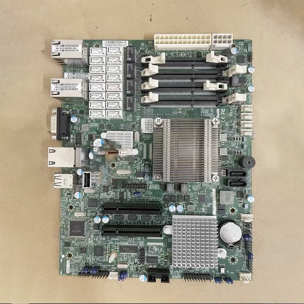 Placa base del servidor X9SKV-1125 integrada con procesador E3-1125C - imagen 2