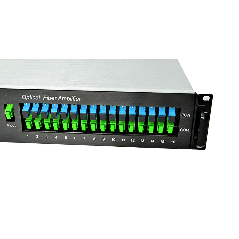 Amplificador EDFA profesional FTTH CATV 1550nm de 8 puertos 20/22dBm de alta potencia con transmisión óptica WDM al mejor precio al por mayor - imagen 3