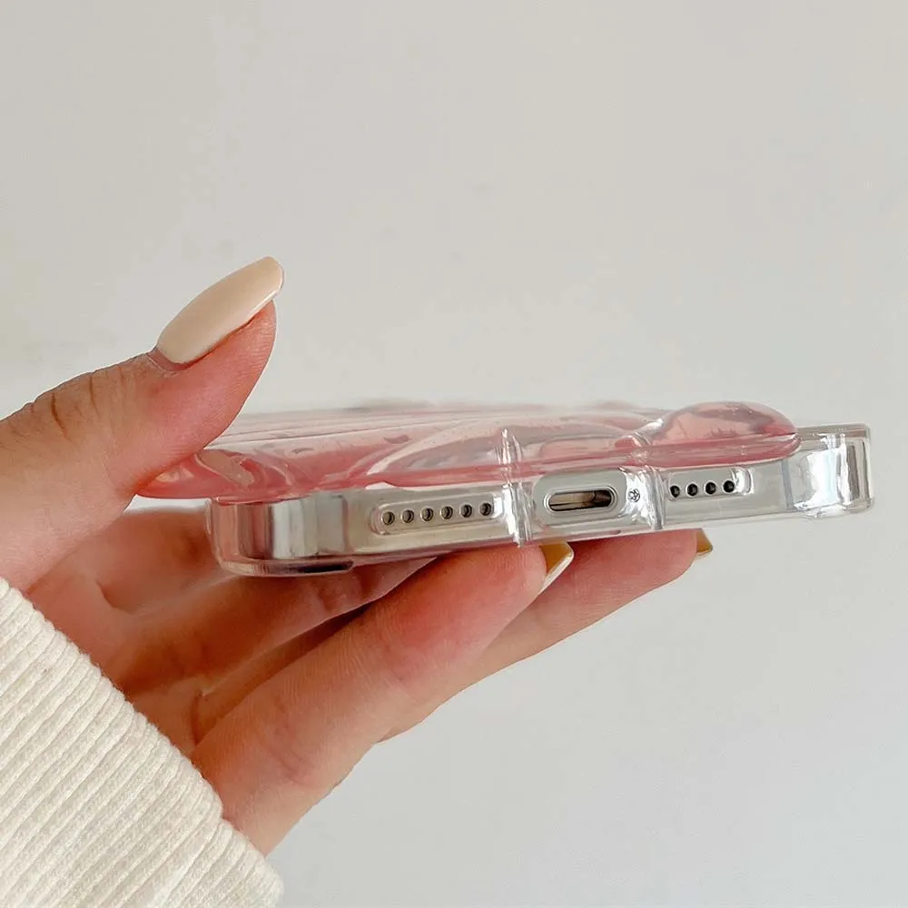 Carcasa de almeja 3D para teléfono móvil, carcasa de epoxi con estrellas brillantes para iPhone 14, 13, 12 Pro, Max, 11 Plus, parachoques a prueba de golpes, cubierta suave y clara - imagen 5