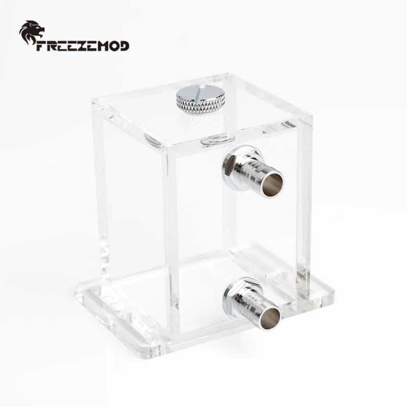 FREEZEMOD tanque de agua de depósito pequeño acrílico totalmente transparente con posición de fijación de extensión refrigeración por agua de PC, GQSX-T3 - imagen 4