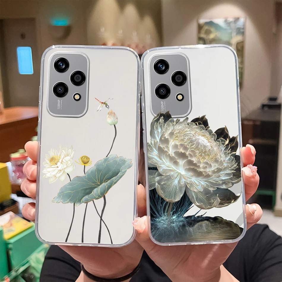 Funda para Honor 200 Lite estilo informal suave transparente ligera contraportada para Honor 200Lite anticaída regalo de Navidad carcasa de teléfono - imagen 3