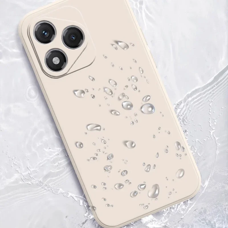Para Honor 400 Lite funda con soporte de anillo de cordón de silicona líquida para Huawei Honor 400lite lente cámara cubierta protectora de teléfono - imagen 2