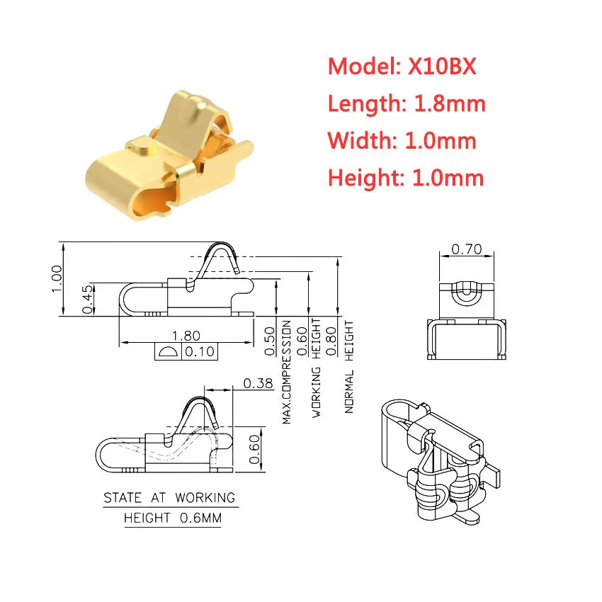 Cltgxdd 10 Uds antena metralla batería de acero inoxidable Terminal de conexión a tierra conductor conector de contacto de señal - imagen 3