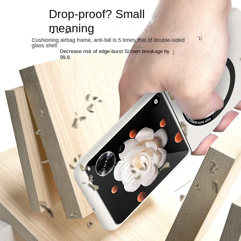 Para Huawei Magic V Flip Funda de teléfono ultrafina con atractivo magnético, una variedad de colores para que usted elija - imagen 3