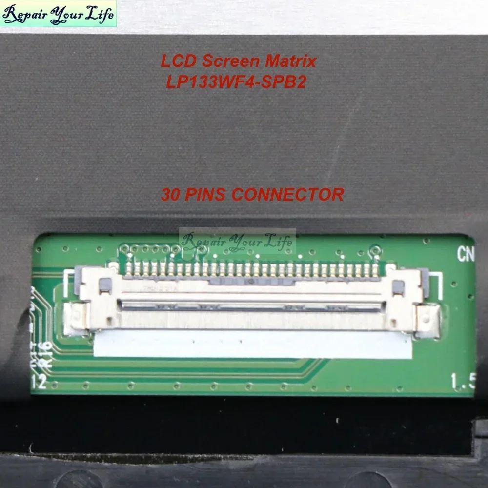Matriz de pantalla LCD para ordenador portátil de 13,3 pulgadas para Lenovo Yoga 730-13 730-13IKB, montaje de pantalla táctil LCD con bisel/placa 5D10Q89746 - imagen 5