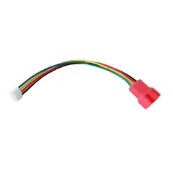 2 unids/lote de tarjeta gráfica de vídeo PCI-E, fuente de alimentación de ventilador PWM, Cable de plomo de 4 pines, tipo pequeño a placa base 4P, Compatible con 3 pines
