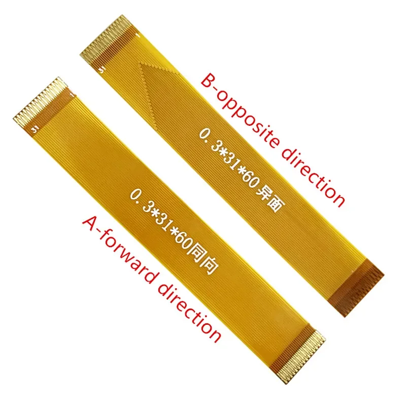 Cable plano flexible FPC FFC de paso de 0,3 mm 7/9/11/13/15/17/19/21/23/25/27/31/33/35/39/41/45/49/51/57/61/71 pines - imagen 3