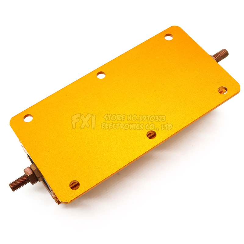 Resistencia bobinada de carcasa metálica de aluminio de 200W 0,1 ~ 1K 0,15 0,2 0,5 1 1,5 2 6 8 10 15 20 100 150 200 300 400 1K ohm - imagen 2