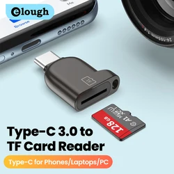 Elough Lector de Tarjetas USB-C 3.0 TF/Mini SD Alta Velocidad