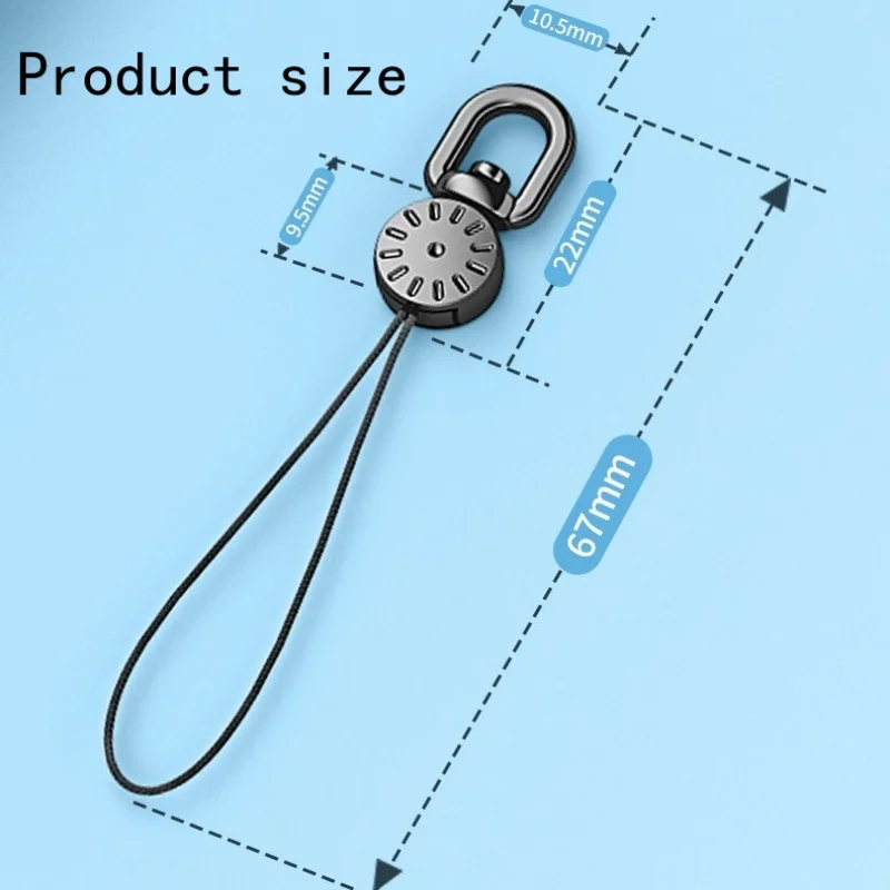 2 cordones para teléfono móvil 360 ° Correas de cordón de teléfono giratorias para unidades flash USB, Mp3, Mp4, cámaras, accesorios de cordón de teléfono - imagen 5