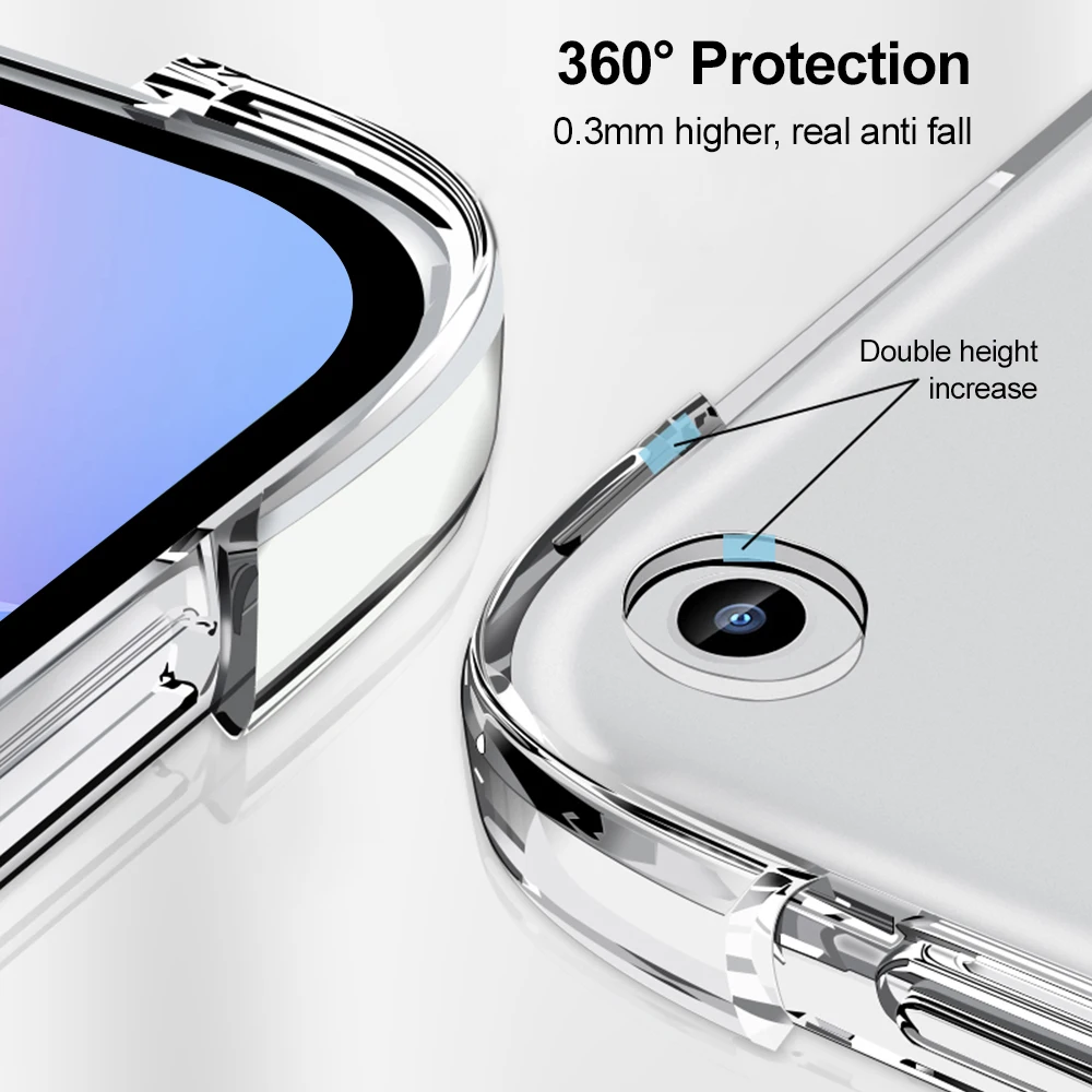 Funda transparente de silicona para Samsung Galaxy Tab A9 Plus S10 Fe S6 Lite S10 Lite A11 A8 S9 FE Plus S7 FE S8 Plus Funda - imagen 4