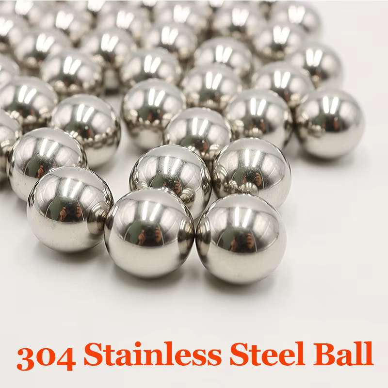 Bolas redondas lisas y sólidas de acero inoxidable 304, 2, 3, 4, 5, 6, 7, 8, 9, 10, 12-25mm, rodamientos de precisión DIY para corrosión y óxido, cuentas de rodillos