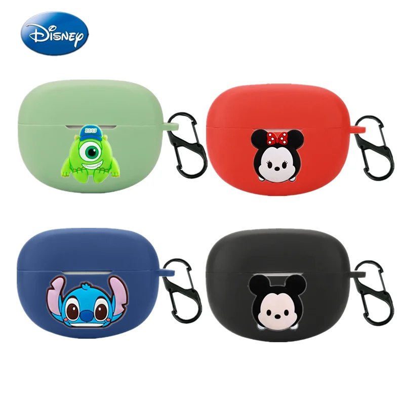 Funda de auriculares de dibujos animados de Disney para auriculares Bose Ultra abiertos, auriculares inalámbricos de silicona, caja de carga, funda protectora con gancho