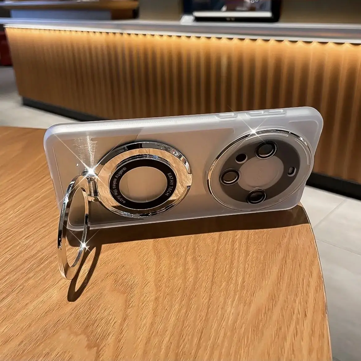 Funda con purpurina suave para Infinix Note 40 30Pro, carcasa trasera protectora magnética con anillo de espejo para Infinix Note40 Pro Plus 30i - imagen 4