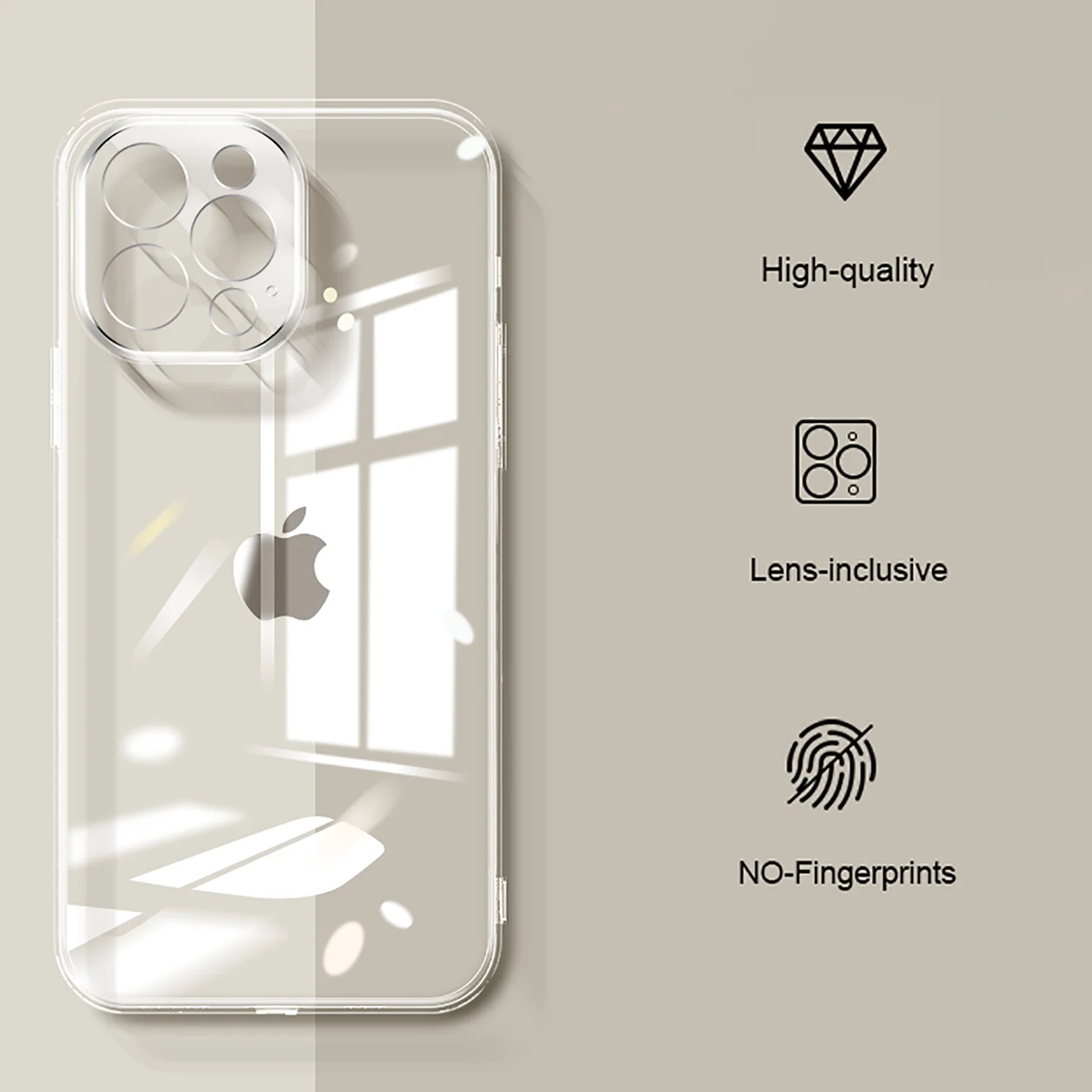 Funda transparente de TPU suave de silicona ultrafina para iphone 15 14 Plus 13 12 Mini 11 Pro Max XS XR 7 8 carcasa transparente a prueba de golpes capa