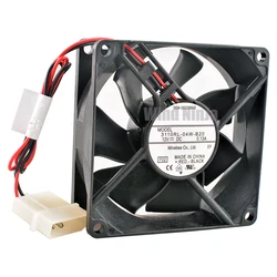 3110RL-04W-B20 Ventilador 80x25mm 12V Doble Rodamiento Bolas CPU