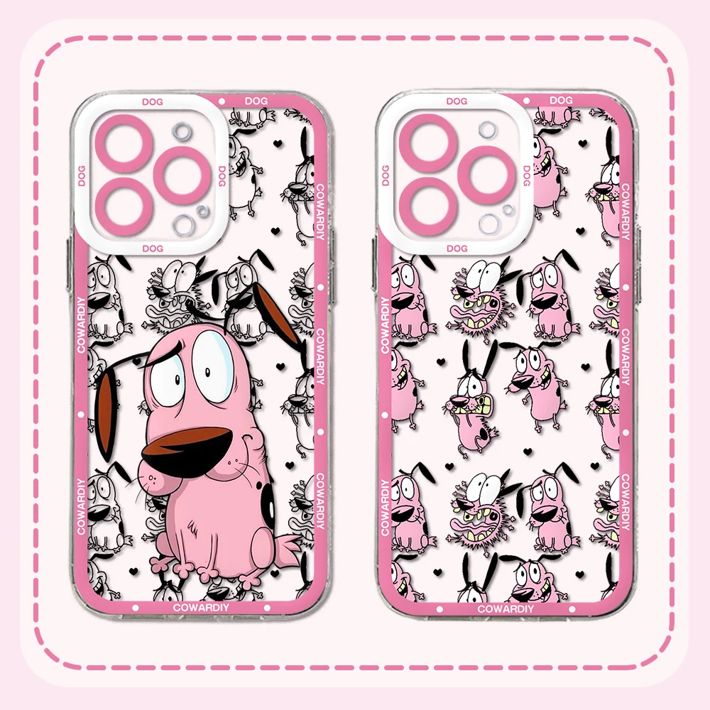 Funda de teléfono con dibujos animados para Samsung, carcasa transparente con diseño de perro cousmoso png para modelos S24, S23, S22, S21, S20, S10 FE, Note20, Note10 Plus, Ultra Lite 5G - imagen 2