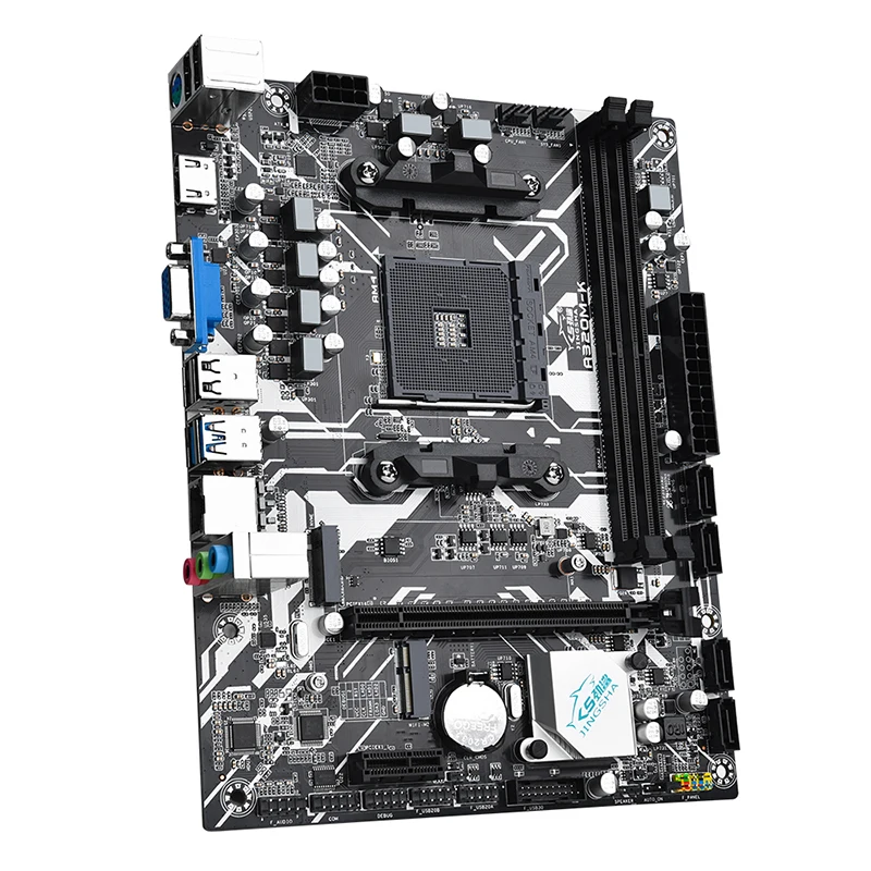 Placa base para juegos A320M-K AMD AM4 A320 compatible con memoria DDR4 de 64GB para Nvme M.2 USB3.0 STAT3.0 PC de escritorio CPU AM4 de doble canal - imagen 4