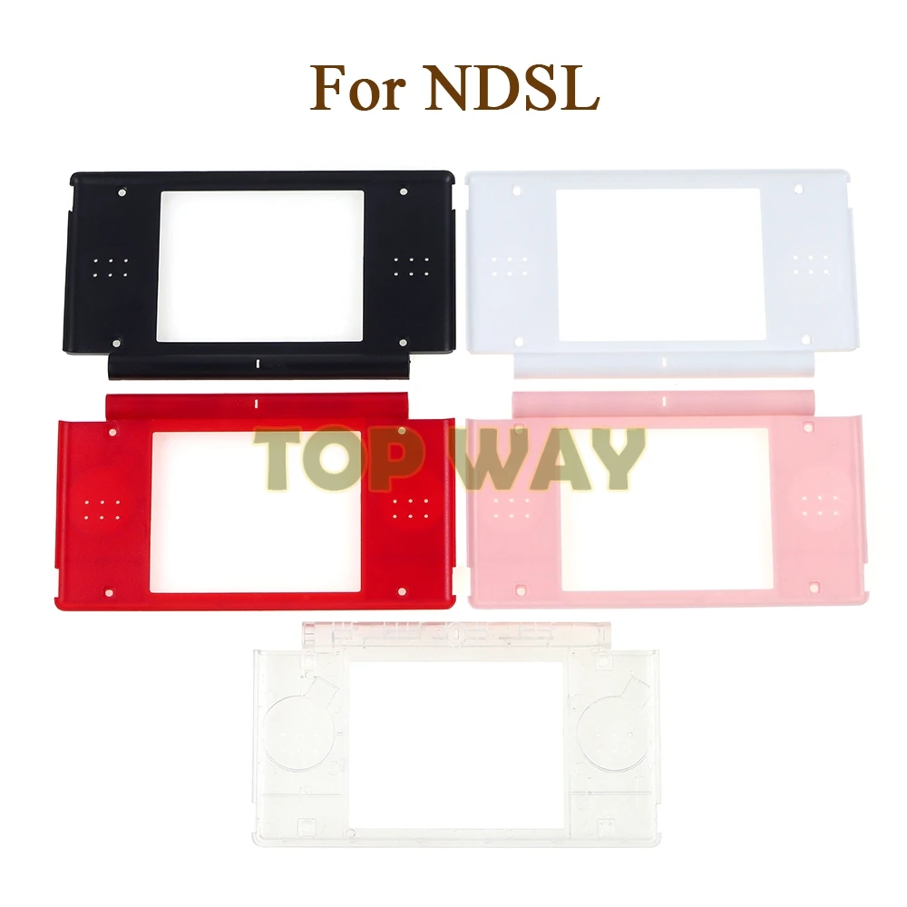 20 piezas cubierta de plástico botón superior marco de pantalla LCD inferior para consola NDSL Game DS Lite carcasa de pantalla - imagen 3