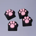 4pcs black cat paw