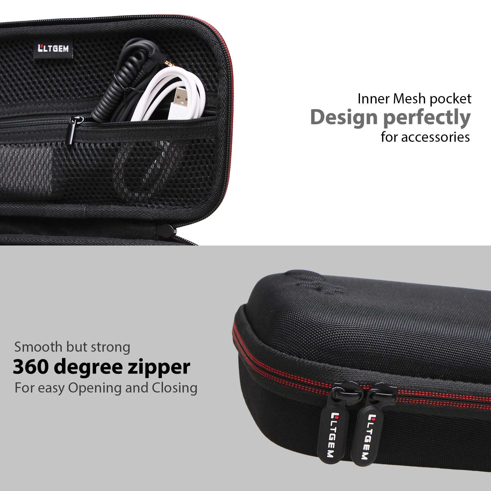 Estuche rígido LTGEM Eva para consola de juegos portátil Logitech G Cloud, bolsa de almacenamiento (¡solo estuche!) - imagen 4