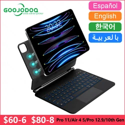 GOOJODOQ Funda Teclado Mágico iPad Pro/Air/10 – Protección Ligera