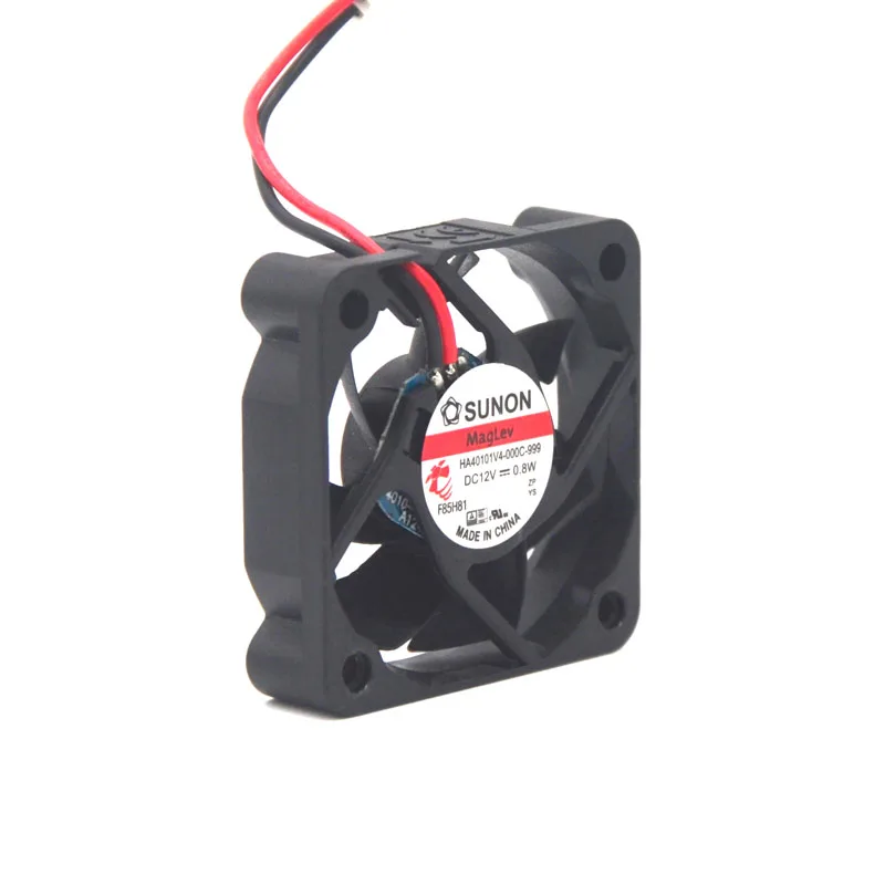 Ventilador de refrigeración ultrasilencioso para SUNON HA40101V4-000C-999, 4cm, 40mm, 40x40x10mm, cc 12V, W 0,8, Puente Sur-Norte, 1 unidad - imagen 2