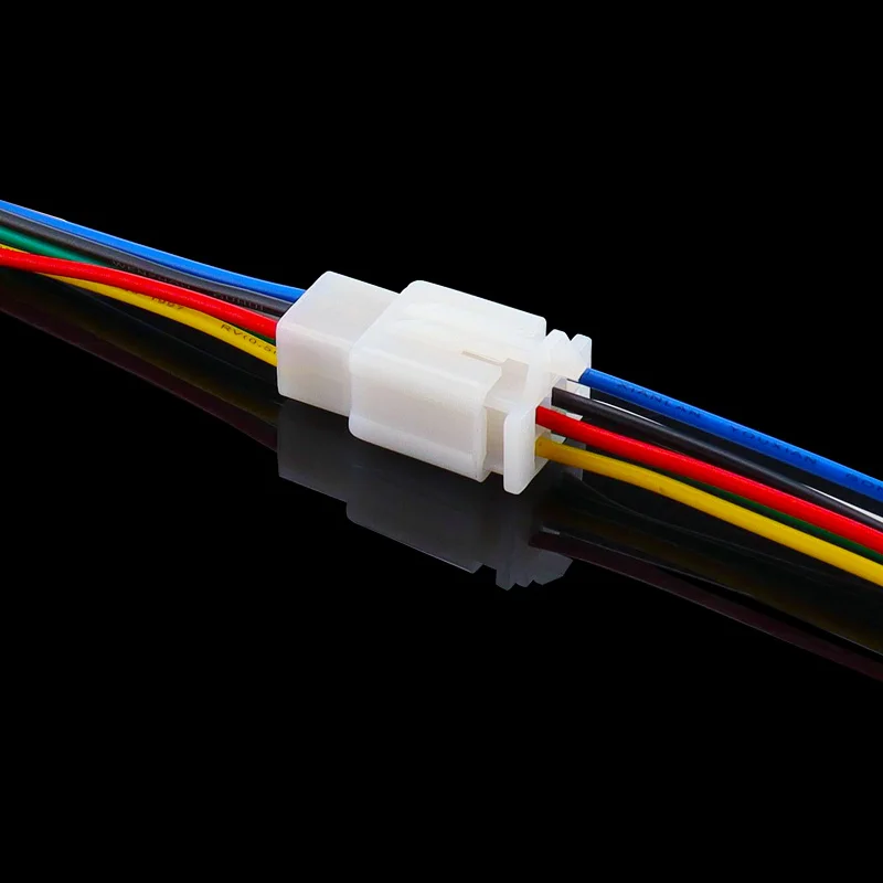1 Kit de conectores de cable eléctrico de 6 pines, conjunto de conectores automáticos con cable/longitud total 21CM - imagen 2
