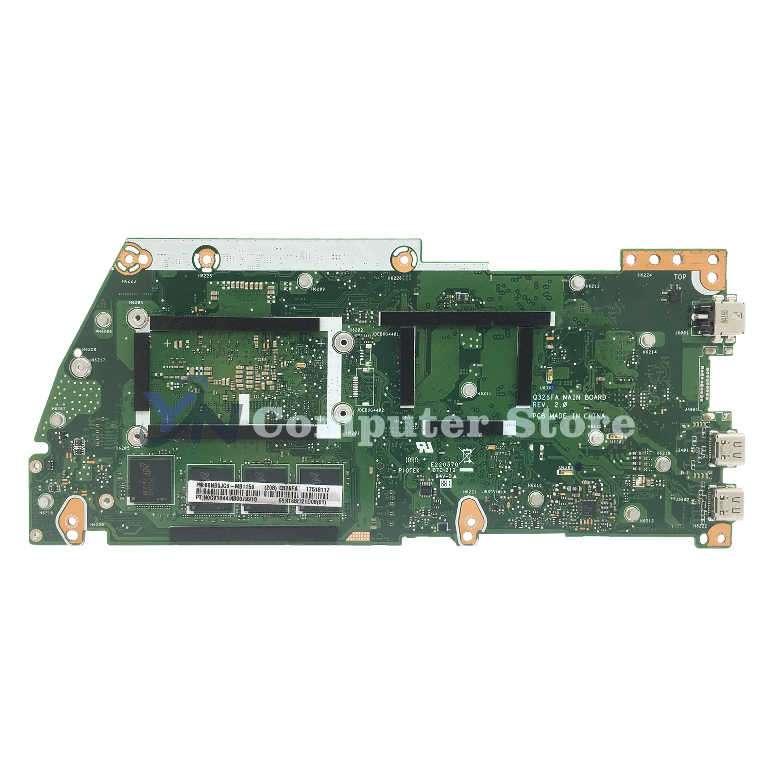 Placa base para portátil ASUS Q326, Q326F, Q326FA, UX362F, UX362FA, i3, i5, i7, 8th, 4GB/8GB/16GB, 100% prueba OK - imagen 2