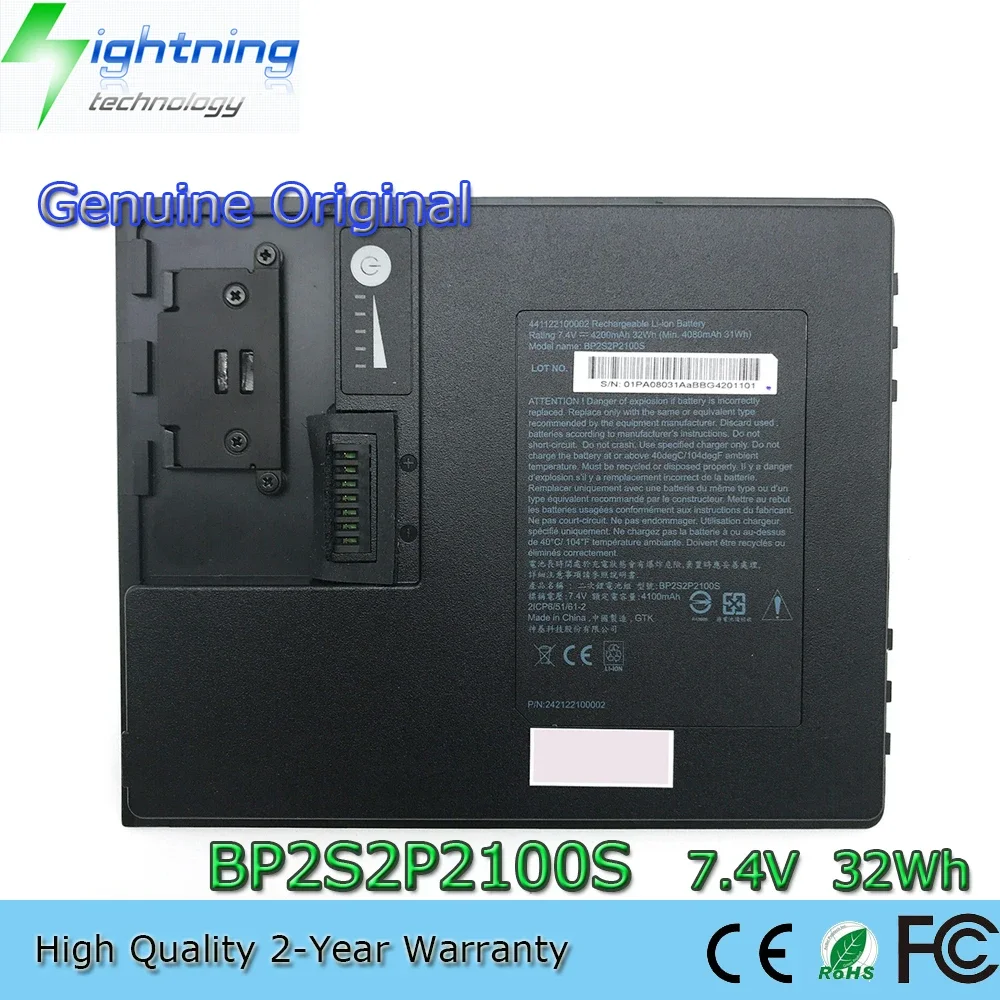 Nueva batería Original para ordenador portátil BP2S2P2100S 7,4 V 32Wh para Getac T800 G2 Tablet PC resistente 441122100002 242122100002 etc.