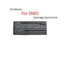 For SNES game card