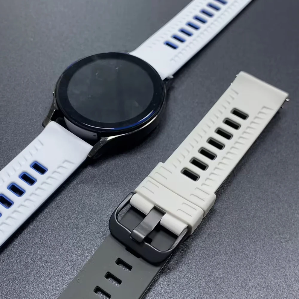Correa de silicona de 22mm para COLMI P86 V68 C81 M41 I11 correa de reloj deportivo para COLMI P82 V76 V73 C63 M42 I30 reemplazar pulseras - imagen 3