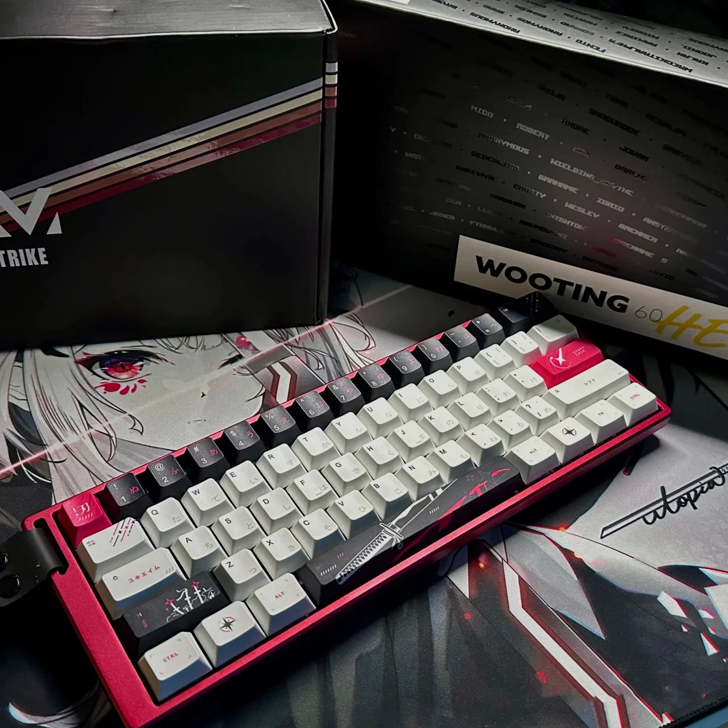 130 teclas Yuki Aim Anime japonés sublimación de tinte PBT Keycap Cherry perfil teclado personalizado Keycap para interruptores MX teclado para juegos - imagen 2