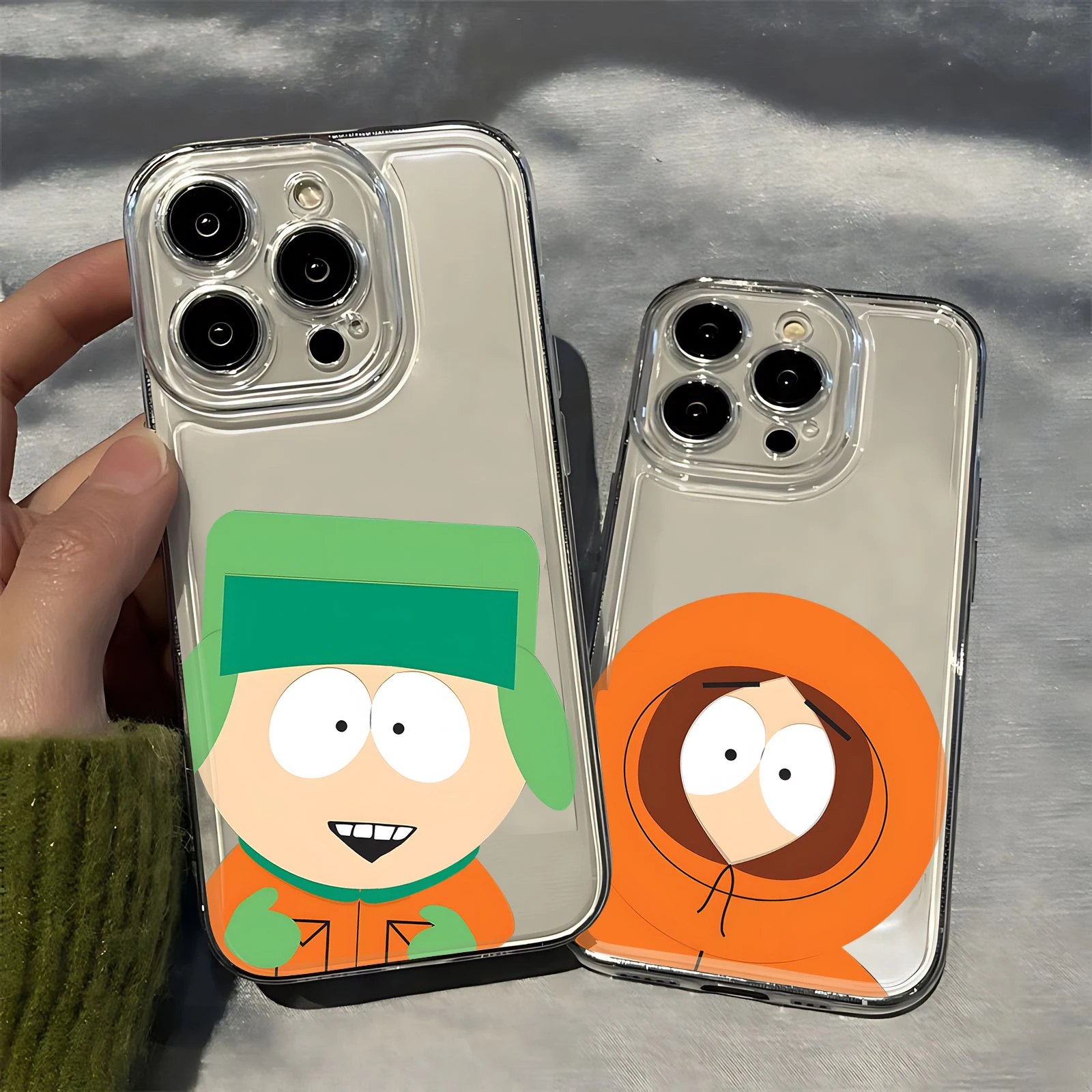 Divertida funda de teléfono bonita S-South-Park para Xiaomi Redmi Note 13 12 12C 11 10 10C 13C 10s 9 9s 9A 9T 9C 8 7 Pro Max 4G 5G transparente - imagen 3