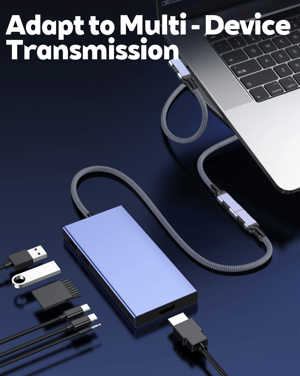 Hannord Cable de extensión tipo C con codo USB3.2 Datos Pantalla de 8K Espejo Cargador rápido de 240W con transmisión de 20G - imagen 5