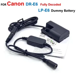DR-E6 Adaptador de corriente para cámaras Canon EOS