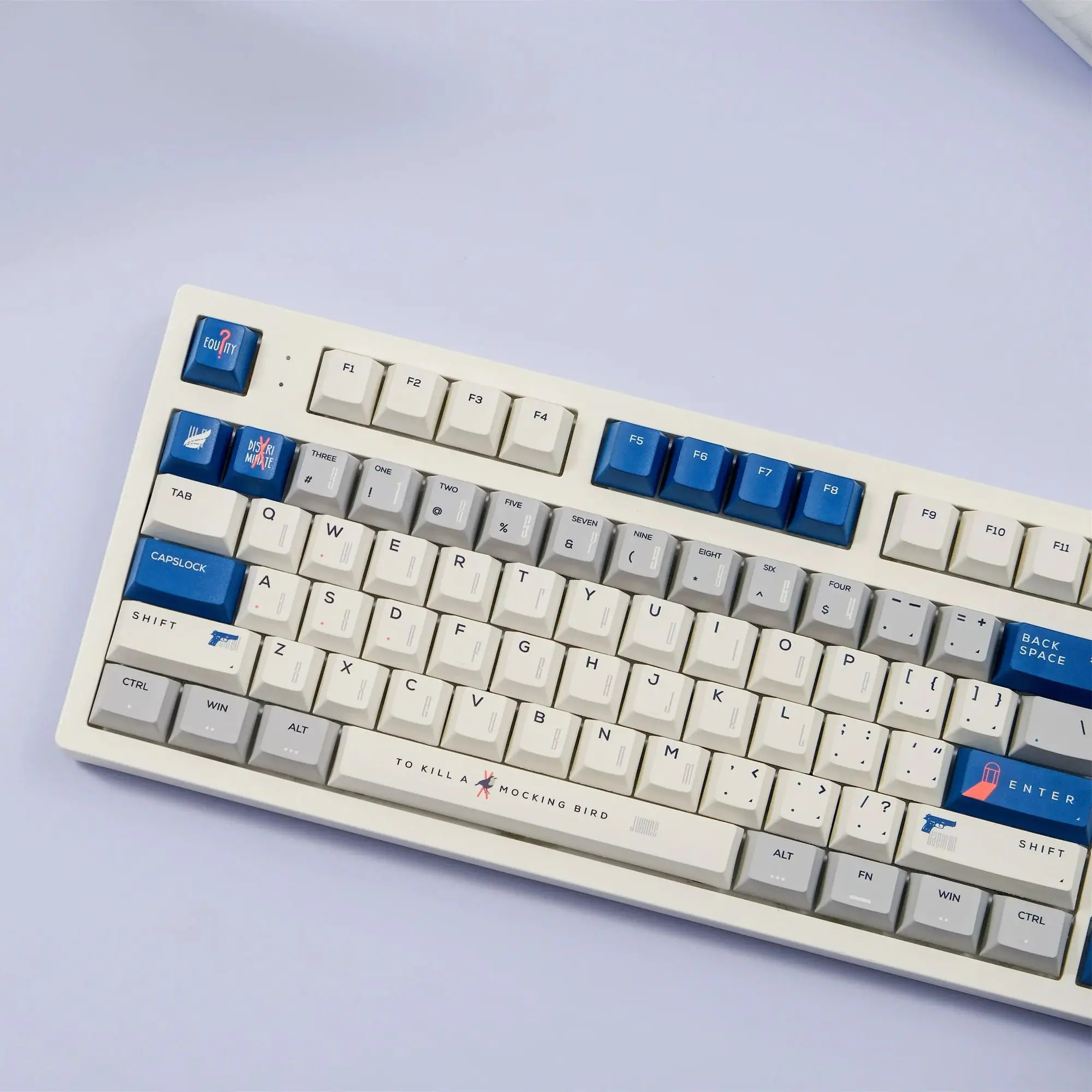 Juego de teclas GMK Bluebird, 151 teclas, Material PBT, perfil Cherry para teclado mecánico MX Switch 61/64/68/75/84/87/96/98/104