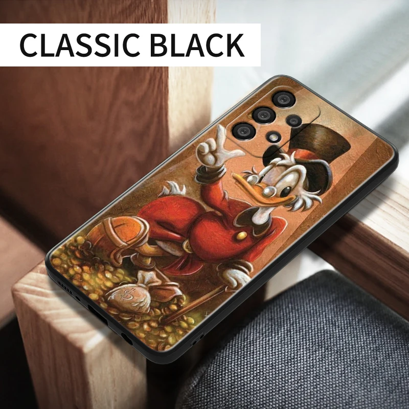 Scrooge McDuck-funda suave negra para teléfono Samsung, A55, A35, A25, A15, A14, A73, A53, A13, A05S, A03S, A02S, A71, A52, A32 - imagen 5