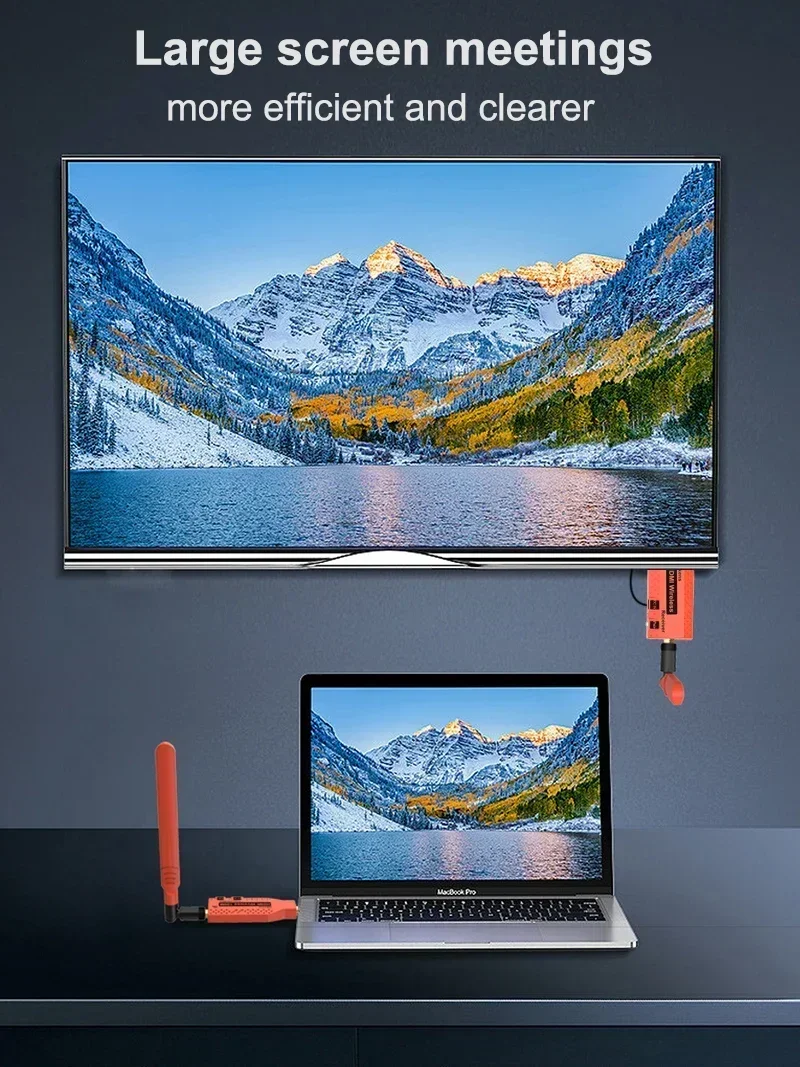 Extensor HDMI inalámbrico de 50m y 150m, transmisor y receptor de vídeo de 100m, adaptador de pantalla inalámbrica para cámara, TV, Stick, PC para monitorear - imagen 5